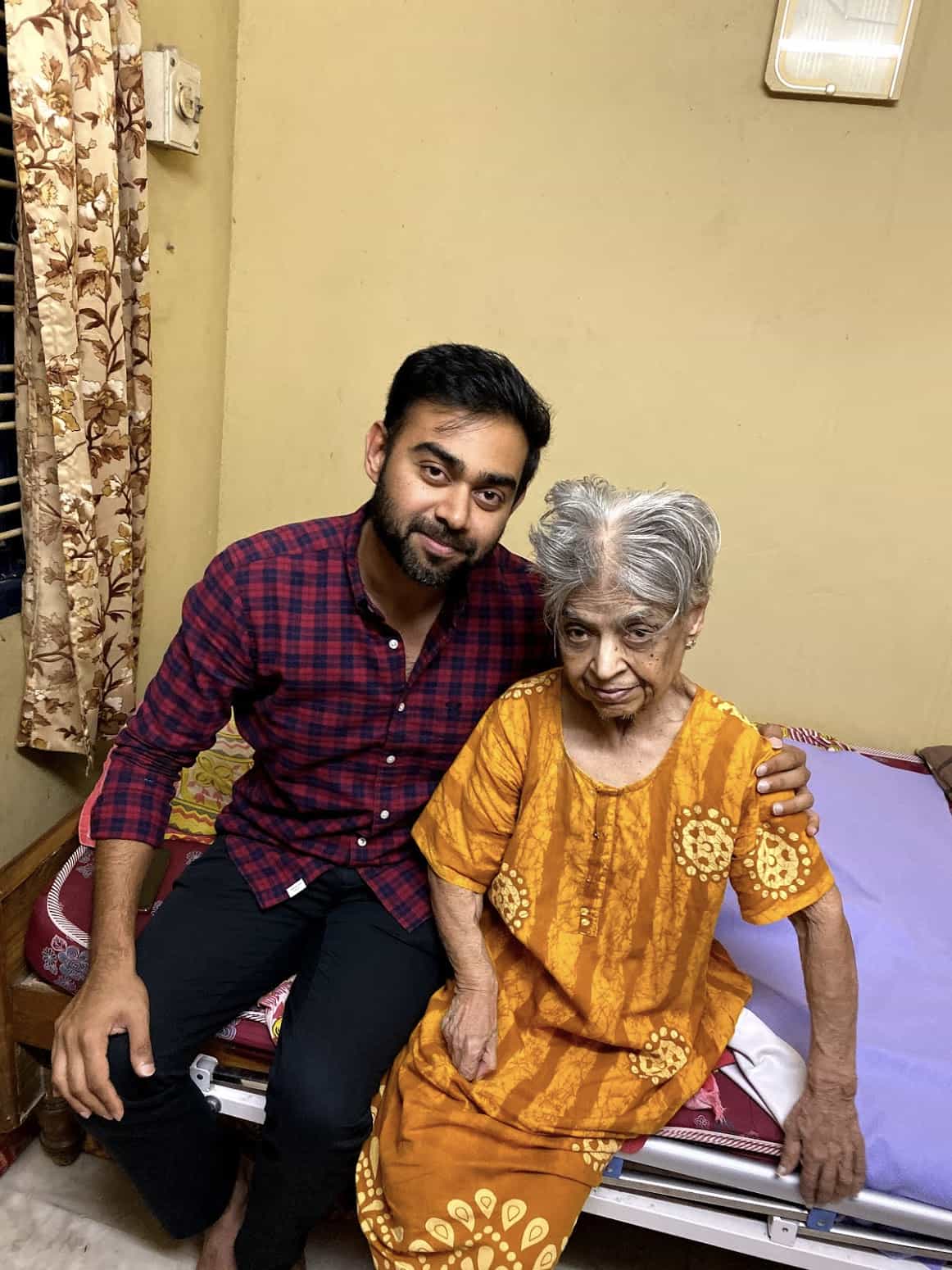 nawaz with his grandmother